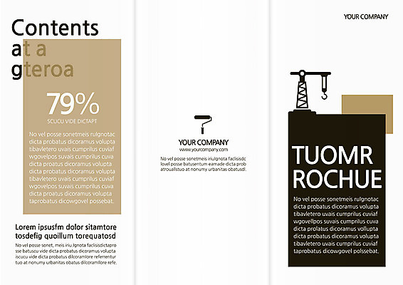 템플릿 편집 표지디자인 북디자인 출판디자인 표지 건축 리플렛 북커버 3단접지 팜플렛 사람없음 기중기 페인트롤러 이미지템플릿 AI파일 중장비 파일형식 벡터