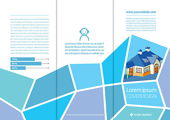 템플릿 편집 표지디자인 북디자인 출판디자인 표지 리플렛 북커버 3단접지 부동산 주택 팜플렛 사람없음 파란색 전원주택 이미지템플릿 AI파일 컬러 건물 재산 파일형식 벡터
