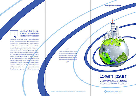 템플릿 편집 표지디자인 북디자인 출판디자인 표지 건축 지구 리플렛 북커버 3단접지 빌딩 팜플렛 사람없음 파란색 글로벌 지구본 흰색 이미지템플릿 AI파일 컬러 건물 파일형식 벡터