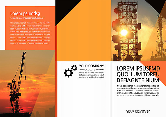 주간 템플릿 편집 표지디자인 북디자인 출판디자인 표지 건축 리플렛 북커버 3단접지 팜플렛 사람없음 야외 햇빛 일몰 건설현장 기중기 이미지템플릿 AI파일 자연요소 건설업 태양 노을 중장비 파일형식 벡터