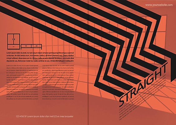 템플릿 편집 표지디자인 북디자인 출판디자인 표지 건축 리플렛 북커버 팜플렛 사람없음 주황색 장롱 직선 서랍장 이미지템플릿 AI파일 선 컬러 가구 파일형식 벡터