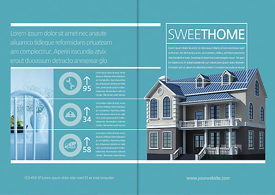 템플릿 편집 표지디자인 북디자인 출판디자인 표지 건축 리플렛 하늘색 북커버 의자 식탁 주택 팜플렛 사람없음 전원주택 이미지템플릿 AI파일 가구 탁자 건물 파란색 파일형식 벡터