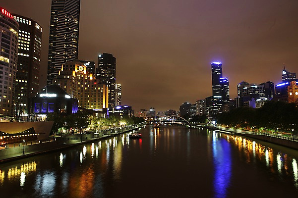 포토 JPG 해외 야경 빌딩 사람없음 야외 건물 강 도시 오세아니아 호주 멜버른 국내포토 건축물 나라 야간 파일형식 풍경_경치