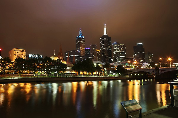 포토 JPG 해외 야경 빌딩 사람없음 야외 건물 강 도시 오세아니아 호주 멜버른 국내포토 건축물 나라 야간 파일형식 풍경_경치