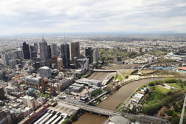 포토 JPG 주간 해외 풍경 빌딩 사람없음 야외 건물 강 도시 오세아니아 호주 항공촬영 멜버른 가교 국내포토 자연요소 건축물 나라 뷰포인트 파일형식
