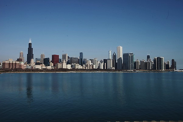 포토 JPG 주간 해외 바다 아메리카 풍경 빌딩 사람없음 야외 건물 미국 도시 시카고 국내포토 자연요소 건축물 북아메리카 대륙 파일형식