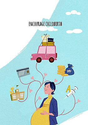 PSD 구름 여자 일러스트 자동차 주사기 한명 성인 동전 임산부 임신 출산 신용카드 지원 출산장려캠페인 학비 지원금 국내일러스트 자연요소 1 육상교통 캠페인 돈 의료기기 사람 금융 정책 파일형식 비용