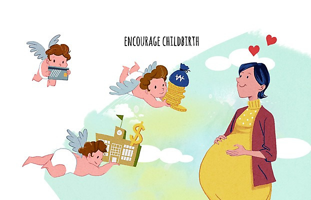 PSD 구름 여자 일러스트 여러명 성인 동전 임산부 임신 출산 신용카드 큐피드 교육비 지원 출산장려캠페인 지원금 국내일러스트 자연요소 캠페인 다수 돈 사람 금융 정책 파일형식 비용