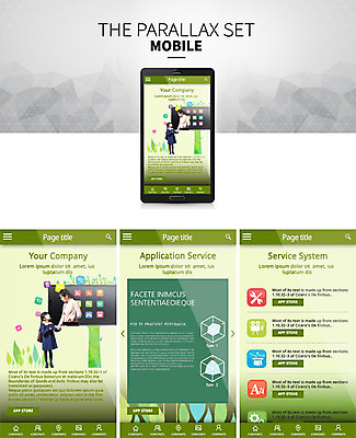 PSD 나무 템플릿 여자 교육 어린이 웹템플릿 모바일 나뭇잎 여러명 책 한국인 모바일템플릿 모바일웹 시차스크롤 반응형 패럴렉스 이미지템플릿 식물 다수 잎 사람 동양인 파일형식