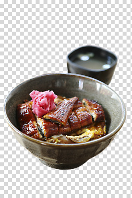편집 편집이미지 그릇 음식 사람없음 아웃포커스 장어 덮밥 생강 장국 PNG 장어덮밥 일본음식 편집소스 식기 채소 촬영기법 어류 국 파일형식
