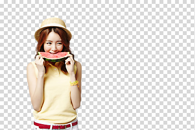 편집 편집이미지 모자 여자 음식 여름음식 수박 한명 들기 동양인 상반신 20대 성인 앞모습 캐주얼 여름 한국인 먹기 PNG 여자만 편집소스 제철음식 제철과일 1 잡화 옷 계절 뷰포인트 과일 모션 사람 인종 청년 제철 파일형식 여름_계절