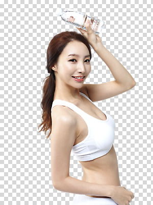 편집 편집이미지 여자 다이어트 한명 웃음 들기 동양인 상반신 20대 성인 옆모습 뷰티 한국인 탱크톱 물병 머리위 PNG 의료성형뷰티 여자만 편집소스 1 뷰포인트 상의 모션 표정 건강 사람 인종 청년 물통 파일형식
