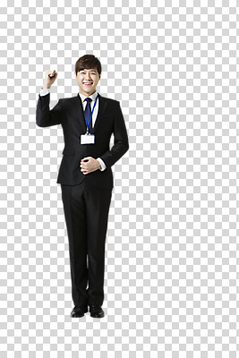 전신 편집 편집이미지 남자 비즈니스 한명 서기 웃음 동양인 정장 20대 성인 앞모습 파이팅 주먹 한국인 구직 비즈니스맨 이름표 합격 PNG 남자만 편집소스 1 옷 뷰포인트 컨셉 모션 표정 사람 인종 청년 직장인 파일형식