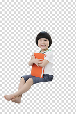 전신 편집 편집이미지 어린이교육 남자 어린이 한명 웃음 앉기 동양인 소년 앞모습 책 한국인 PNG 남자만 어린이만 편집소스 1 교육 뷰포인트 모션 표정 사람 인종 파일형식