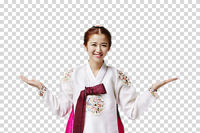 편집 편집이미지 한국전통 여자 명절 안내 한명 웃음 동양인 손짓 상반신 20대 성인 앞모습 한국인 한복 PNG 여자만 편집소스 1 전통 기념일 뷰포인트 모션 한국 표정 사람 인종 청년 전통의상 파일형식