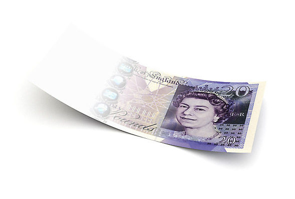 포토 JPG 해외이미지 1 영어 종이 컨셉 지폐 돈 비즈니스 잉글랜드 사람없음 금융 경제 흰색 하락 싱글 파운드 계산서 삭제 나쁜 고립 적자 해외202004 해외포토 문자 컬러 영국 재산 파일형식 이미지허브