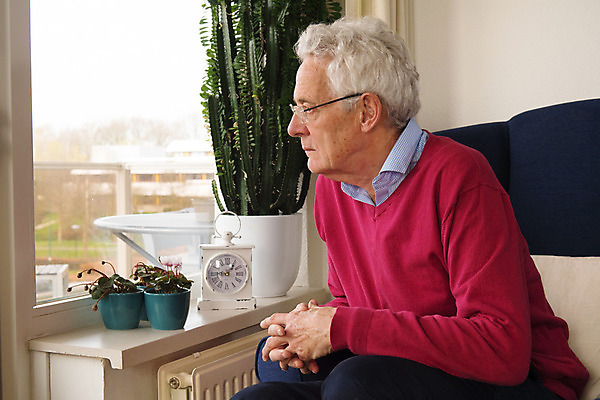 포토 JPG 해외이미지 식물 응시 안경 시계 분홍색 가구 의자 창문 주택 실내 한명 사람 앉기 야외 내부 파란색 회색 슬픔 시간 고독 60대 은퇴 문제 옛날 혼자 해외202004 해외포토 1 시선 잡화 노년 감정 컬러 생활용품 모션 건물 파일형식 이미지허브