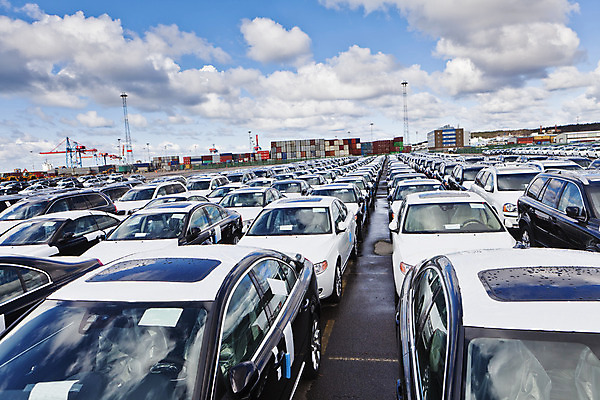 포토 JPG 해외이미지 산업 백그라운드 패턴 자동차 새로움 흑백 사람없음 야외 금속 컨테이너 일렬 조감도 해외202004 해외포토 육상교통 컨셉 무늬 재질 촬영기법 파일형식 이미지허브