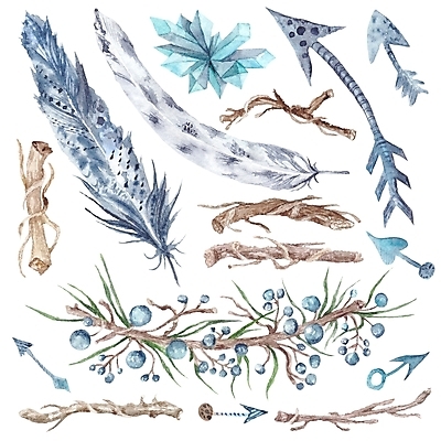 JPG 해외이미지 디자인 열매 백그라운드 겨울 일러스트 수채화 화살 미술 사람없음 목재 장식 세트 크리스탈 수집 깃털 오브젝트 엘리먼트 해외202004 해외일러스트 나무 식물 계절 재료 문화예술 광석 파일형식 이미지허브