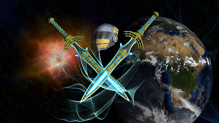 포토 JPG 해외이미지 별 지구 무기 과학 하늘 경비 안전 사람없음 세계 3D 우주 별자리 행성 칼날 수비 칼 보호 헬멧 철 군용 싸움 전쟁 보안 은하계 육군 공상 천문학 방패 전사 보호자 성운 돌봄 철강 해외202004 해외포토 자연요소 교육 컨셉 모션 군대 보호장비 디지털합성 파일형식 이미지허브