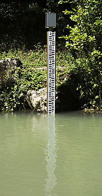 포토 JPG 해외이미지 호수 물결 사람없음 세로 초록색 강 반사 연못 개울 수면 숲 홍수 측정 게이지 해외202004 해외포토 컬러 물 자연재해 파일형식 이미지허브