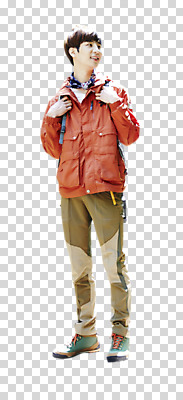 전신 편집 편집이미지 응시 남자 배낭 레저 아웃도어 한명 서기 웃음 동양인 20대 성인 앞모습 등산 한국인 등산복 PNG 남자만 편집소스 1 시선 옷 뷰포인트 가방 모션 표정 사람 인종 청년 트래킹 파일형식