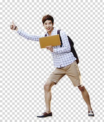 전신 편집 편집이미지 배너 남자 대학생 여행 배낭 한명 서기 들기 동양인 손짓 20대 성인 앞모습 한국인 PNG 히치하이킹 남자만 편집소스 1 학생 뷰포인트 가방 모션 사람 인종 청년 파일형식