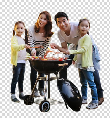 전신 편집 편집이미지 여자 남자 딸 어린이 음식 가족 엄마 요리 서기 웃음 동양인 소녀 여러명 성인 30대 캠핑 한국인 아빠 그릴 바비큐 PNG 편집소스 다수 관계 모션 주방용품 레저 표정 사람 인종 장년 파일형식