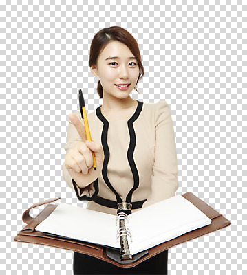 편집 편집이미지 여자 비즈니스 한명 웃음 들기 동양인 정장 상반신 20대 성인 앞모습 펜 다이어리 한국인 비즈니스우먼 PNG 여자만 편집소스 1 옷 뷰포인트 모션 표정 사람 인종 청년 필기구 사무용품 직장인 파일형식