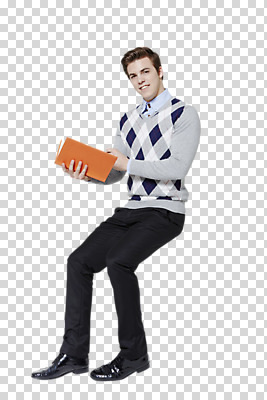 전신 서양인 백인 편집 편집이미지 남자 비즈니스 한명 웃음 들기 앉기 정장 20대 성인 옆모습 책 독서 비즈니스맨 PNG 남자만 편집소스 외국인 1 옷 뷰포인트 모션 표정 사람 청년 직장인 파일형식