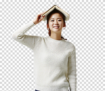 편집 편집이미지 여자 한명 웃음 들기 동양인 상반신 20대 성인 앞모습 책 독서 한국인 머리위 PNG 여자만 편집소스 1 뷰포인트 모션 표정 사람 인종 청년 파일형식