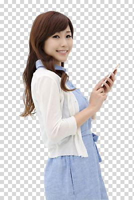 편집 편집이미지 여자 한명 웃음 들기 동양인 상반신 20대 성인 옆모습 스마트폰 일본인 PNG 여자만 편집소스 외국인 1 뷰포인트 모션 표정 사람 인종 청년 핸드폰 스마트기기 파일형식