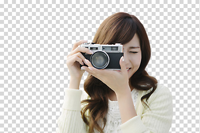 편집 편집이미지 여자 한명 웃음 들기 동양인 상반신 20대 성인 앞모습 카메라 사진촬영 일본인 PNG 여자만 편집소스 외국인 1 뷰포인트 모션 표정 사람 인종 청년 전자제품 촬영 파일형식