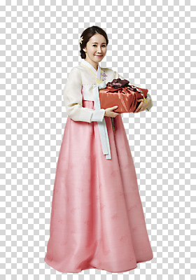 전신 편집 편집이미지 한국전통 여자 명절 선물 한명 서기 들기 동양인 성인 앞모습 30대 선물상자 한국인 보자기 한복 PNG 여자만 편집소스 1 전통 기념일 뷰포인트 모션 한국 사람 인종 장년 상자 전통의상 파일형식 천_직물