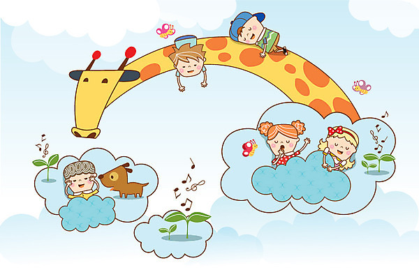 구름 한마리 여자 남자 어린이 나비 음표 일러스트 여러명 새싹 유치원 활발 유치원생 강아지 기린 순수 호기심 낮잠 천진난만 국내일러스트 AI파일 자연요소 식물 1 기호 교육 감정 음악 다수 곤충 컨셉 포유류 사람 반려동물 잠 개 파일형식 벡터