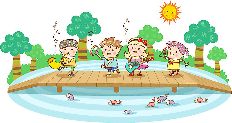 나무 여자 남자 어린이 연주 일러스트 여러명 태양 유치원 활발 유치원생 기타 다리 연못 악단 순수 호기심 트라이앵글 트럼펫 탬버린 물고기밥 천진난만 행진 국내일러스트 AI파일 자연요소 식물 교육 감정 음악 다수 컨셉 모션 현악기 타악기 사람 신체부위 먹이 금관악기 파일형식 벡터