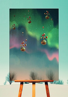 PSD 나무 편집이미지 별 백그라운드 겨울 사람없음 눈 이젤 풍선 케이블카 오로라 이미지편집 자연요소 식물 계절 자연현상 날씨 미술도구 파일형식