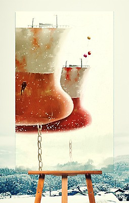 PSD 나무 편집이미지 백그라운드 겨울 벤치 산 사람없음 마을 눈 이젤 풍선 선박 이미지편집 자연요소 식물 계절 수상교통 의자 날씨 미술도구 파일형식