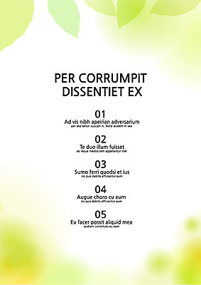 템플릿 내지 나뭇잎 사람없음 프레젠테이션 문서템플릿 서식 레이아웃 문서 제안서 목차 이미지템플릿 AI파일 잎 파일형식 벡터