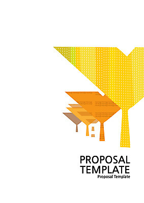 템플릿 표지 사람없음 프레젠테이션 문서템플릿 서식 레이아웃 문서 은행잎 제안서 이미지템플릿 AI파일 잎 파일형식 벡터