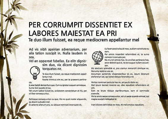 템플릿 내지 사람없음 프레젠테이션 대나무 문서템플릿 서식 레이아웃 문서 제안서 이미지템플릿 AI파일 나무 파일형식 벡터