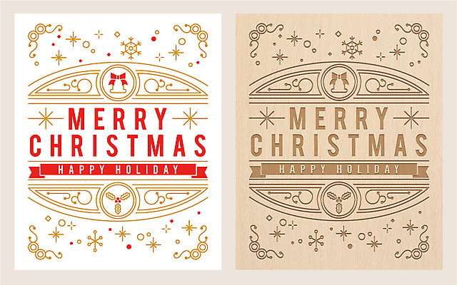 템플릿 선 크리스마스 겨울 카드템플릿 크리스마스카드 사람없음 목재 장식 종 눈송이 테두리 이미지템플릿 AI파일 나무 계절 기념일 재료 카드_감사 눈_날씨 파일형식 벡터