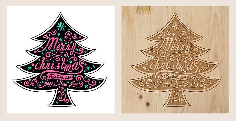 템플릿 별 크리스마스 겨울 카드템플릿 크리스마스카드 사람없음 목재 장식 크리스마스트리 레터링 이미지템플릿 AI파일 자연요소 나무 계절 기념일 재료 카드_감사 파일형식 벡터