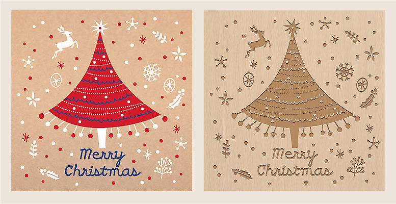 템플릿 크리스마스장식 크리스마스 겨울 카드템플릿 크리스마스카드 사람없음 목재 장식 크리스마스트리 루돌프 이미지템플릿 AI파일 나무 계절 기념일 재료 사슴 카드_감사 파일형식 벡터