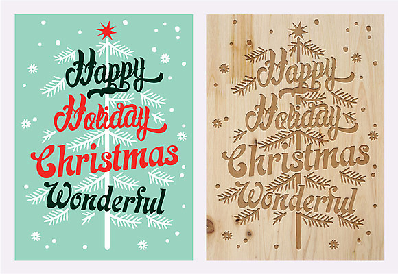 템플릿 크리스마스 겨울 카드템플릿 크리스마스카드 사람없음 목재 장식 크리스마스트리 눈송이 이미지템플릿 AI파일 나무 계절 기념일 재료 카드_감사 눈_날씨 파일형식 벡터