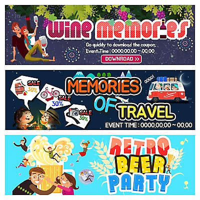PSD 템플릿 배너 여자 남자 어린이 웹템플릿 와인잔 포도 맥주 이벤트 여러명 성인 세일 와인 기타 추억 모닥불 와인병 복고 보리 맥주잔 웹배너 이미지템플릿 다수 컨셉 술잔 과일 불 현악기 병_용기 곡류 주류 사람 파일형식