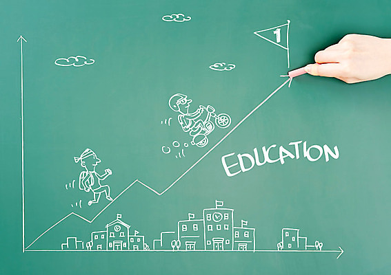 편집이미지 손 교육 남자 학교 그래프 합성일러스트 두명 신체부위 칠판 깃발 분필 상승 오르기 이미지편집 AI파일 컨셉 모션 사람 초크 파일형식 벡터