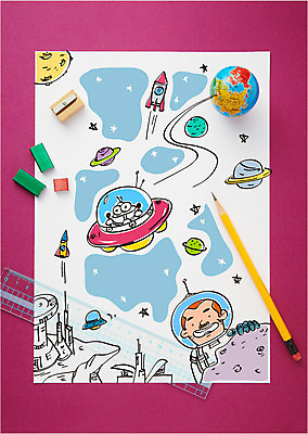 편집이미지 교육 남자 별 종이 자 합성일러스트 한명 성인 연필 우주 로켓 우주비행사 외계인 우주선 우주과학 연필깎이 이미지편집 AI파일 자연요소 1 과학 문구용품 학용품 사람 필기구 미확인물체 파일형식 벡터