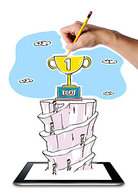 구름 편집이미지 1 학생 손 교육 남자 합성일러스트 여러명 신체부위 태블릿 연필 트로피 이미지편집 AI파일 자연요소 다수 학용품 사람 전자제품 스마트기기 필기구 상_우승 파일형식 벡터