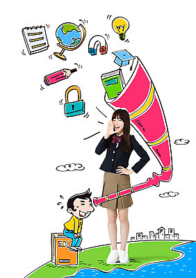 구름 편집이미지 학생 여자 교육 남자 교복 학사모 청소년 자물쇠 합성일러스트 두명 10대 책 연필 지구본 망원경 한국인 자석 전구모양 지구모양 이미지편집 AI파일 자연요소 모양 모자_잡화 옷 지구 전구 졸업 학용품 사람 동양인 필기구 파일형식 벡터